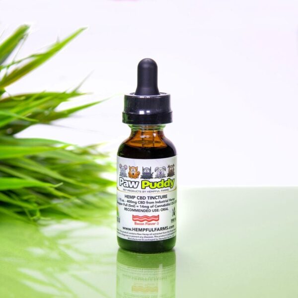 Hemp Pet Tincture - Bacon Flavor - Paw Puddy