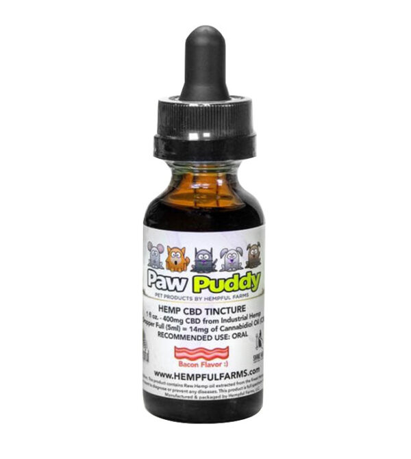 CBD pet tincture - bacon flavor