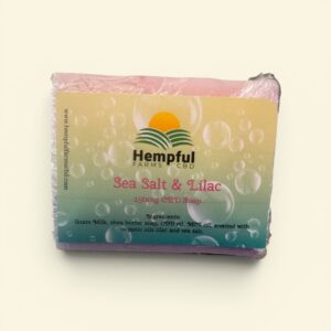 Organic Hemp Soap Bar - Sea Salt & Lilac