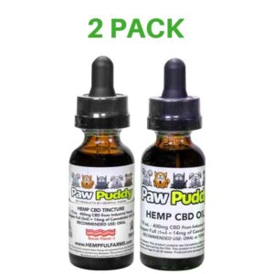 Full Spectrum Pet CBD Tincture Oil (2 Pack)