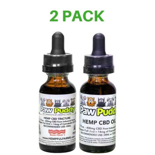 Full Spectrum Pet CBD Tincture Oil (2 Pack)