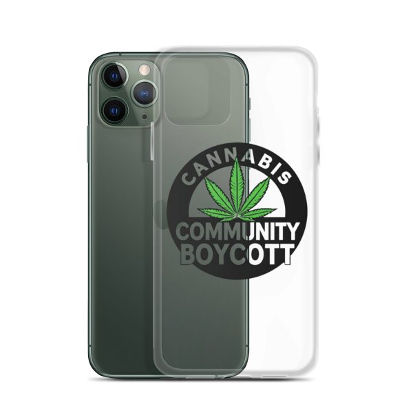 Cannabis Community Boycott Clear Case for iPhone® - Image 3