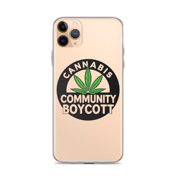 Cannabis Community Boycott Clear Case for iPhone® - Image 2