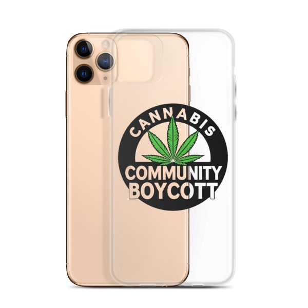 Cannabis Community Boycott Clear Case for iPhone®