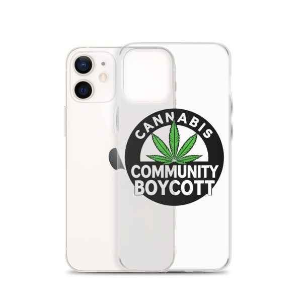 Cannabis Community Boycott Clear Case for iPhone® - Image 14