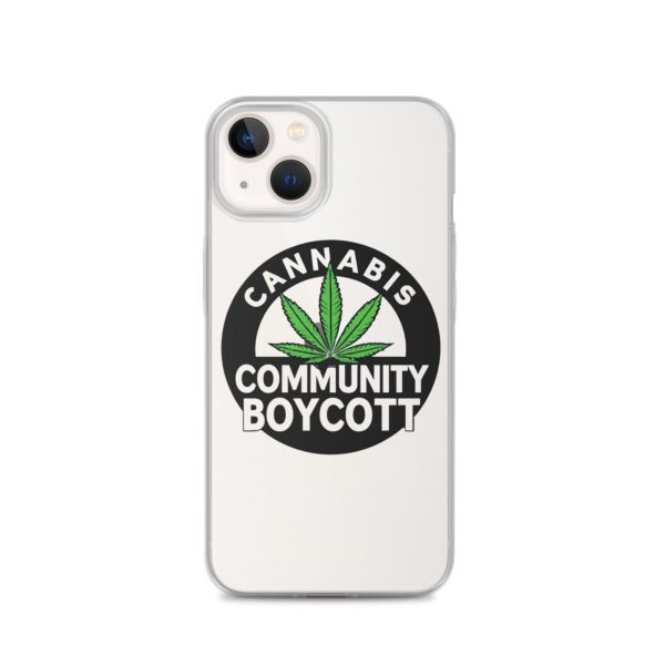 Cannabis Community Boycott Clear Case for iPhone® - Image 21