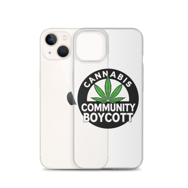 Cannabis Community Boycott Clear Case for iPhone® - Image 22