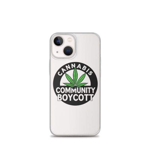 Cannabis Community Boycott Clear Case for iPhone® - Image 15