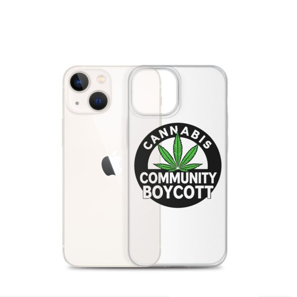Cannabis Community Boycott Clear Case for iPhone® - Image 16