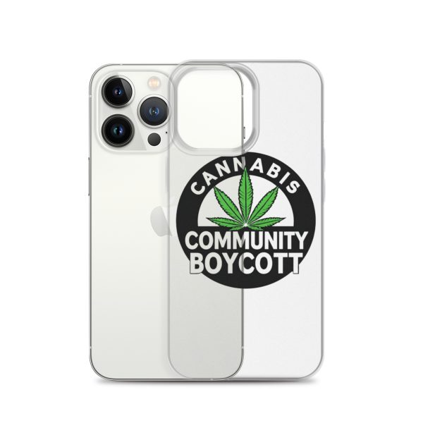 Cannabis Community Boycott Clear Case for iPhone® - Image 20