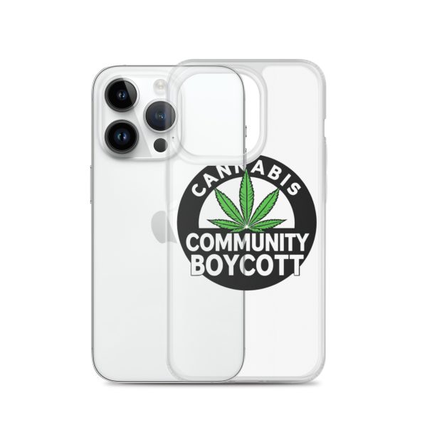Cannabis Community Boycott Clear Case for iPhone® - Image 28