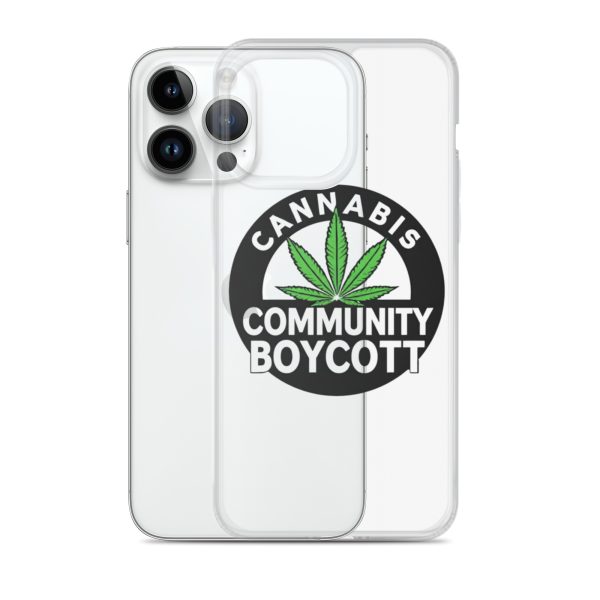 Cannabis Community Boycott Clear Case for iPhone® - Image 26