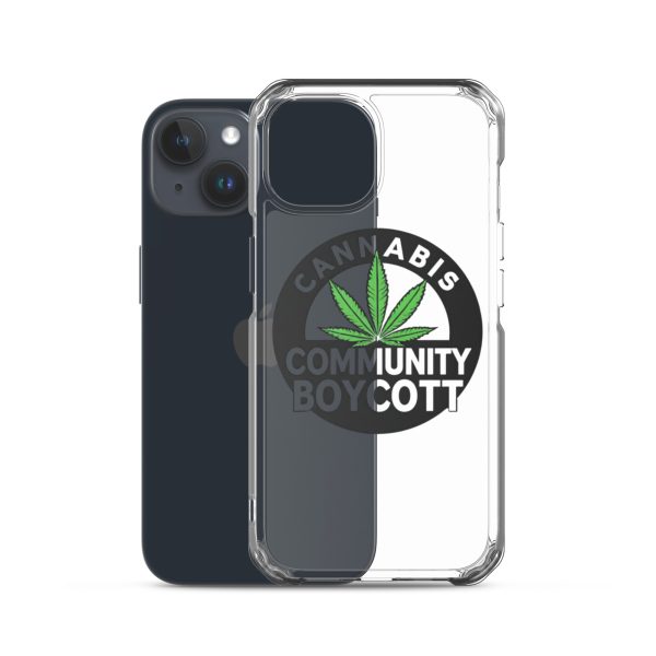 Cannabis Community Boycott Clear Case for iPhone® - Image 38