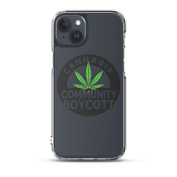 Cannabis Community Boycott Clear Case for iPhone® - Image 31