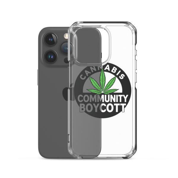 Cannabis Community Boycott Clear Case for iPhone® - Image 36