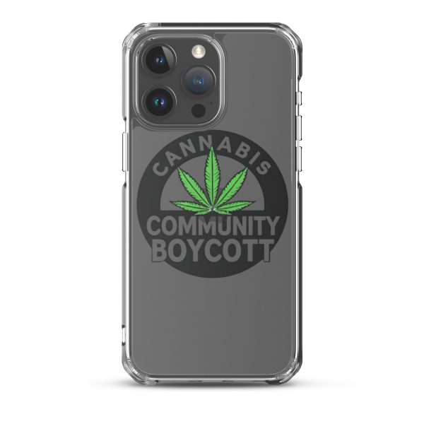 Cannabis Community Boycott Clear Case for iPhone® - Image 33