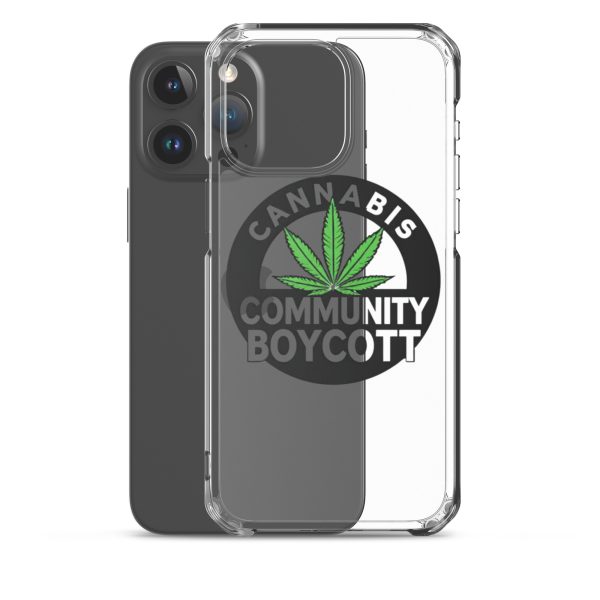 Cannabis Community Boycott Clear Case for iPhone® - Image 34