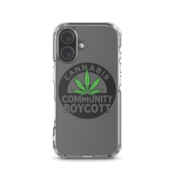Cannabis Community Boycott Clear Case for iPhone® - Image 45