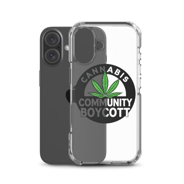 Cannabis Community Boycott Clear Case for iPhone® - Image 46
