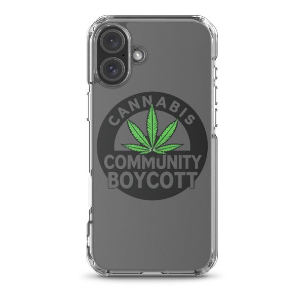 Cannabis Community Boycott Clear Case for iPhone® - Image 39