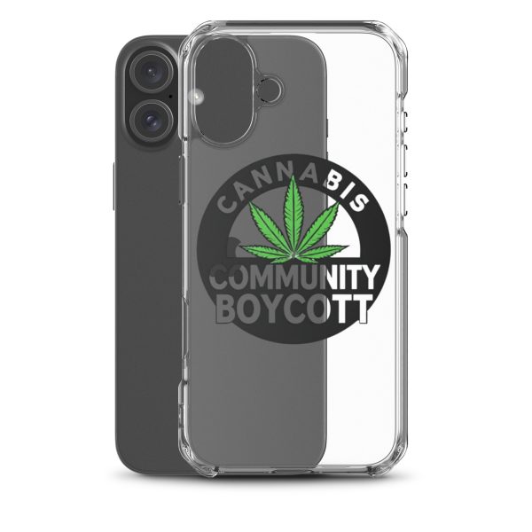 Cannabis Community Boycott Clear Case for iPhone® - Image 40