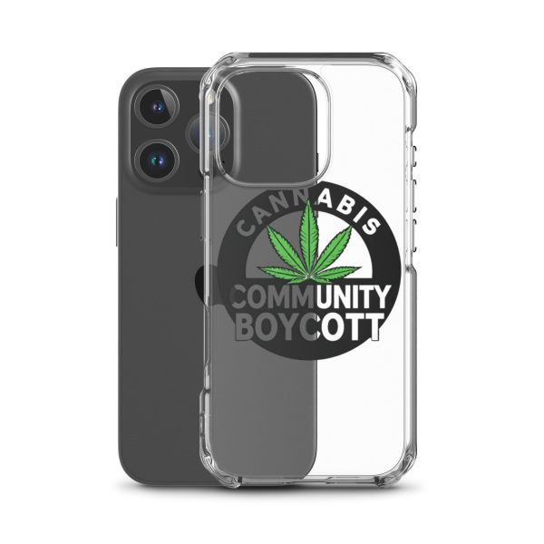 Cannabis Community Boycott Clear Case for iPhone® - Image 44