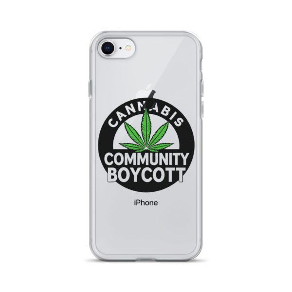 Cannabis Community Boycott Clear Case for iPhone® - Image 47