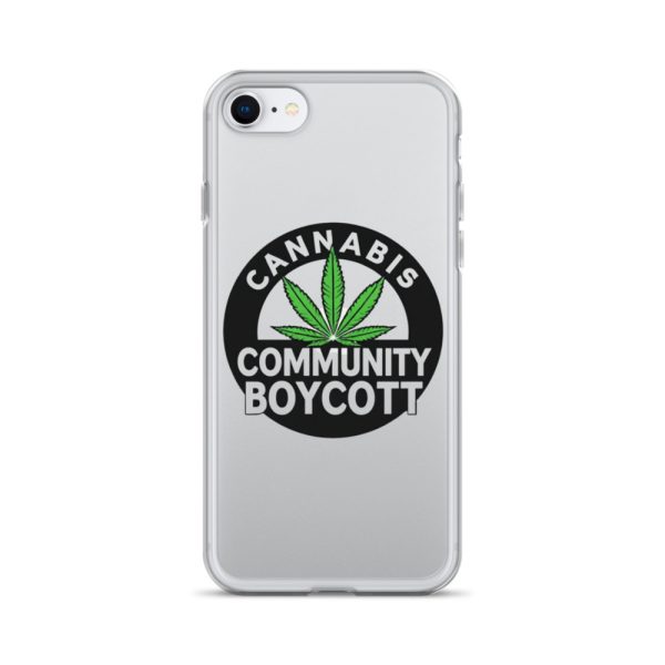 Cannabis Community Boycott Clear Case for iPhone® - Image 49