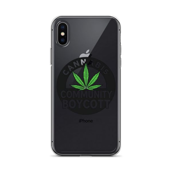 Cannabis Community Boycott Clear Case for iPhone® - Image 51