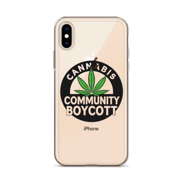 Cannabis Community Boycott Clear Case for iPhone® - Image 53