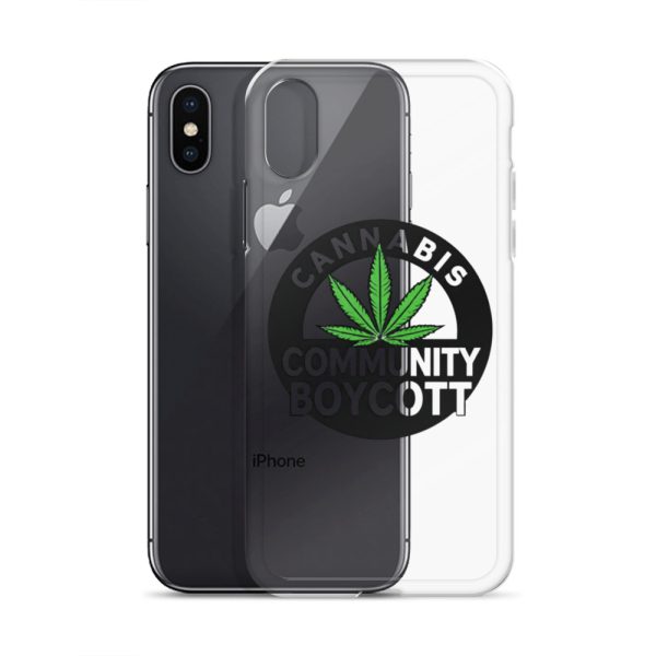 Cannabis Community Boycott Clear Case for iPhone® - Image 52