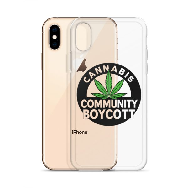 Cannabis Community Boycott Clear Case for iPhone® - Image 54