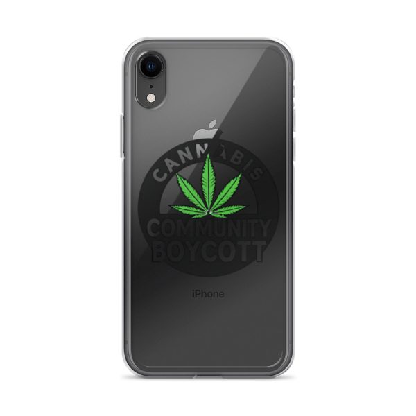 Cannabis Community Boycott Clear Case for iPhone® - Image 55