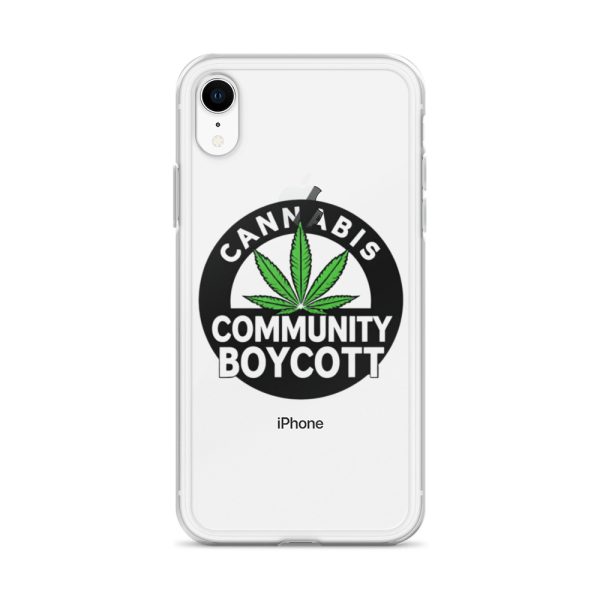Cannabis Community Boycott Clear Case for iPhone® - Image 57