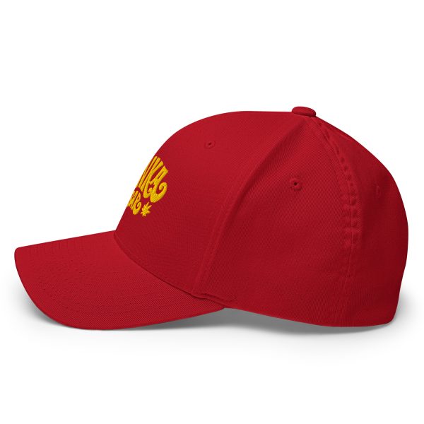 Red and Yellow Structured Twill Cap - Image 4