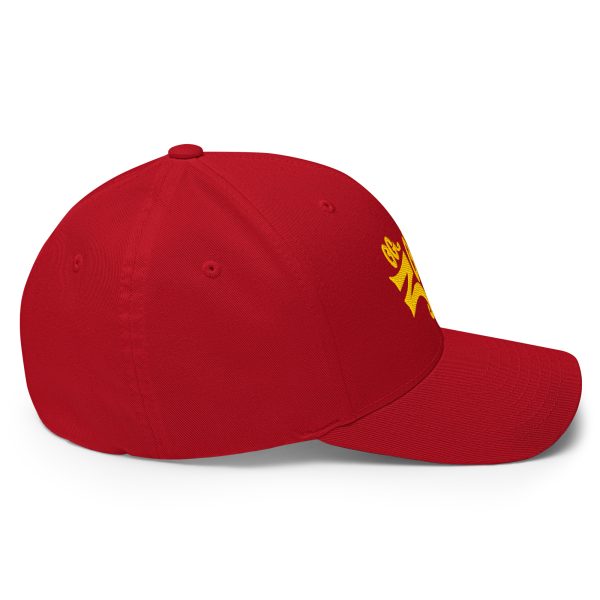 Red and Yellow Structured Twill Cap - Image 5