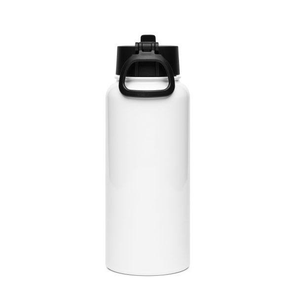 Cannabis Community Boycott Stainless steel water bottle with a straw lid - Image 2