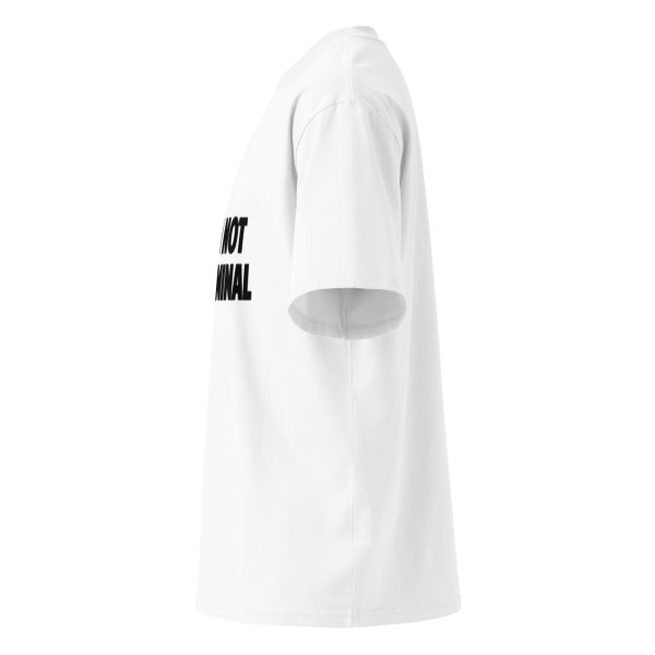 Unisex organic oversized high neck t-shirt - Image 3
