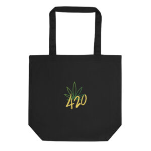 420 - BLACK ECO TOTE BAG