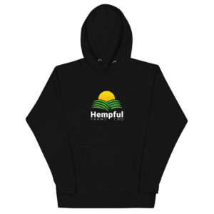 HEMPFUL FARMS - BLACK HOODIE