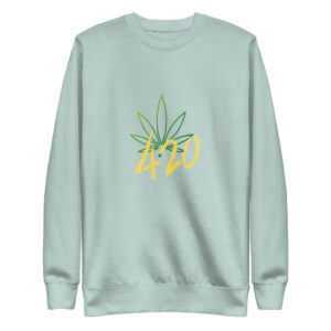 420 - BLACK PREMIUM SWEATSHIRT (UNISEX)